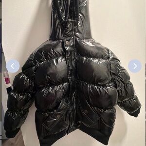 Appaman Shiny Black Puffer Jacket